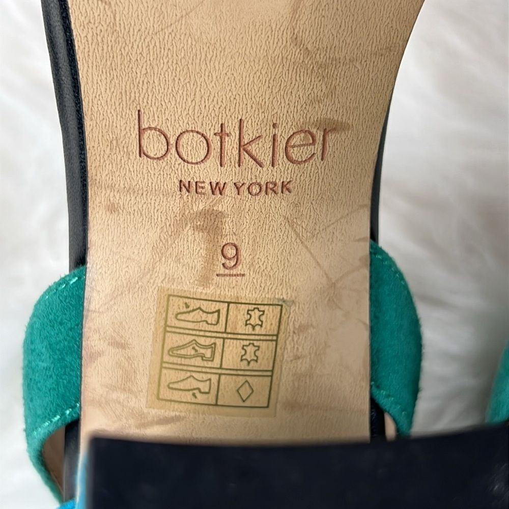 Botkier Gianna Colorblock Sandals Ultramarine Combo Size 9 - Picture 11 of 12